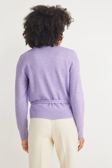 Women - Cardigan - light violet