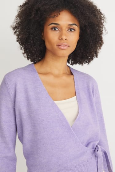 Women - Cardigan - light violet