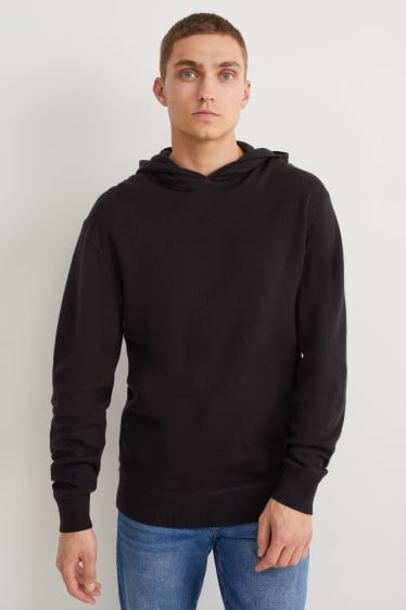 Herren - Kapuzenpullover - schwarz