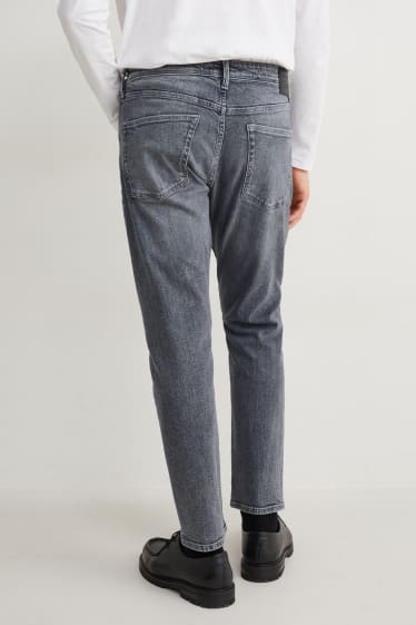 Pánské - Slim tapered jeans - LYCRA® - džíny - šedé
