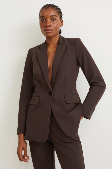 Dona - Blazer formal - regular fit - marró