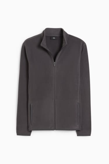 Herren - Fleecejacke - dunkelgrau