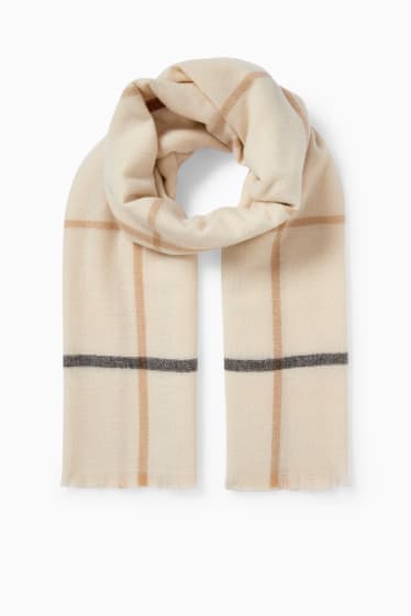 Dames - Sjaal - licht beige