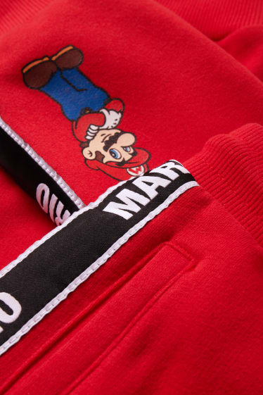 Enfants garçons - Super Mario - pantalon de jogging - rouge