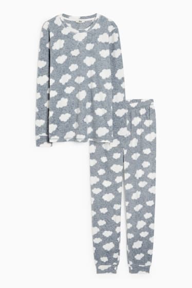 Dona - Pijama polar - estampat - blau