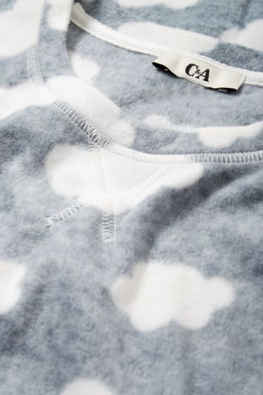 Dona - Pijama polar - estampat - blau