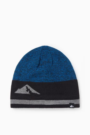 Niños - Gorro de esquí - azul oscuro