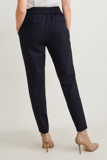 Dames - Jersey broek - donkerblauw