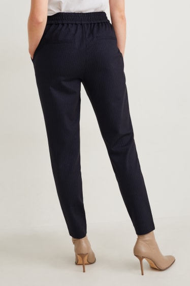 Femmes - Pantalon en jersey - bleu foncé