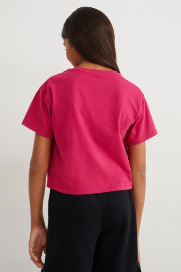 Kinder - Kurzarmshirt - pink