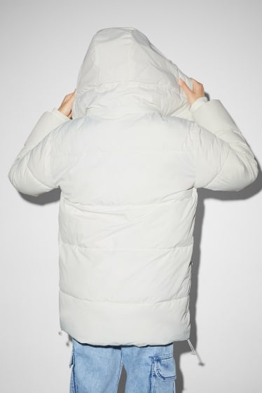 Teens & young adults - CLOCKHOUSE - quilted coat with hood - cremewhite