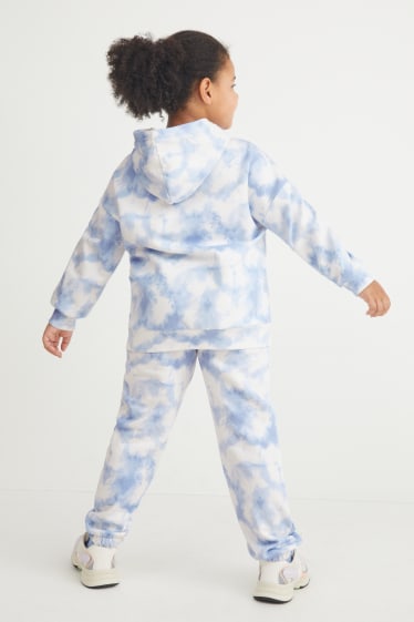 Children Girls - Extended Sizes - Lilo & Stitch - set - hoodie and joggers - light blue