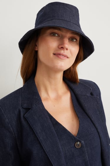 Donna - Cappello di jeans - jeans blu