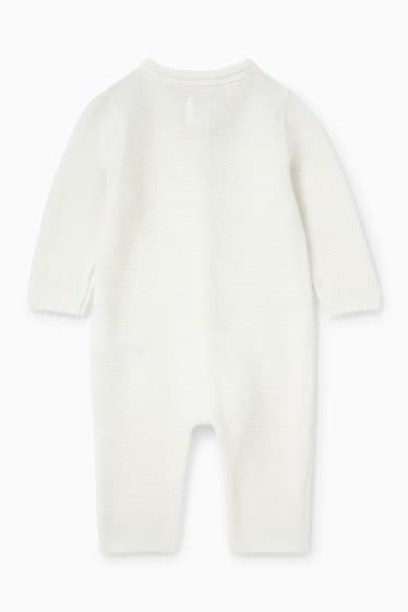 Babys - Baby-Jumpsuit - cremeweiss