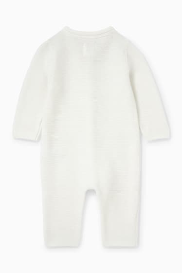 Babys - Baby-jumpsuit - crème wit