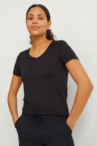 Dames - Sportshirt - zwart