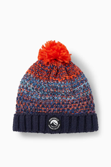 Kinder Jungen - Ski-Mütze - dunkelorange
