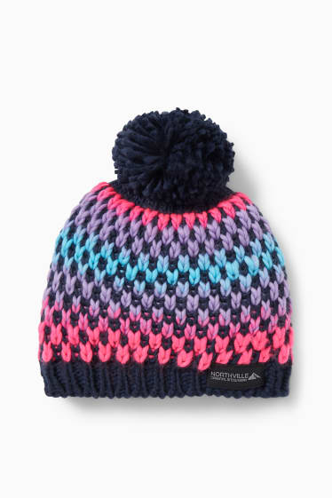 Enfants filles - Bonnet de ski - bleu foncé