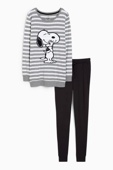 Dona - Pijama - Peanuts - gris clar