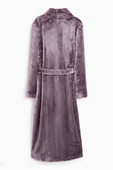 Women - Bathrobe - light violet