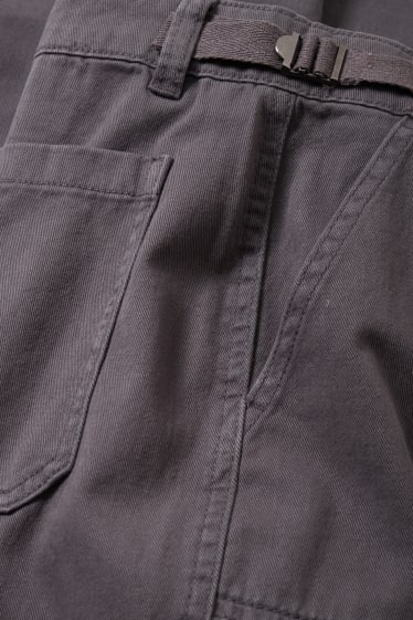Femmes - Pantalon cargo - gris foncé