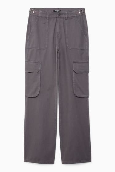 Donna - CLOCKHOUSE - pantaloni cargo - grigio scuro