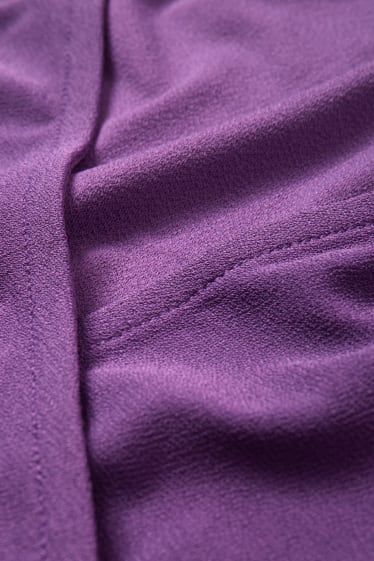 Damen - Wickelkleid - violett