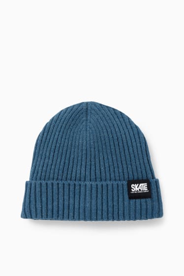 Nen - Gorra de punt - blau fosc