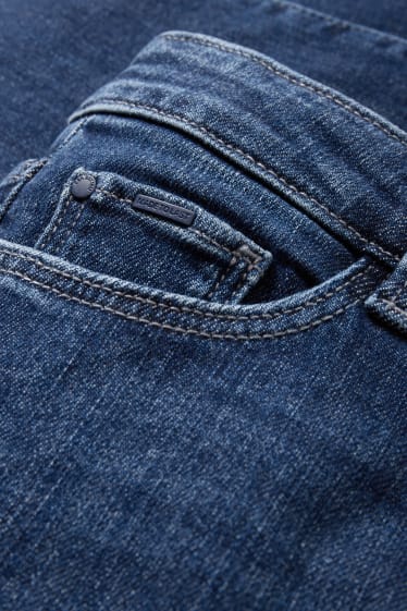 Dámské - Slim jeans - termo džíny - LYCRA® - džíny - modré