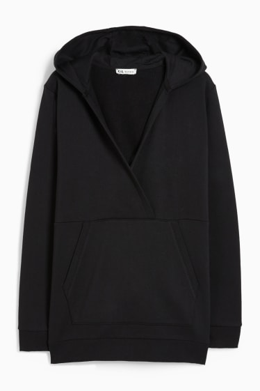 Mujer - Sudadera de lactancia con capucha - negro