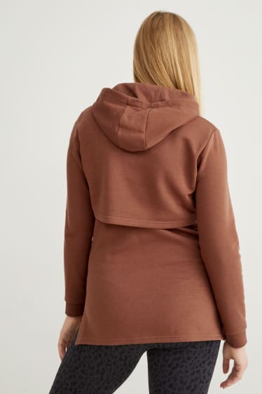 Women - Nursing hoodie - dark brown