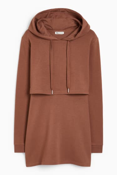 Women - Nursing hoodie - dark brown