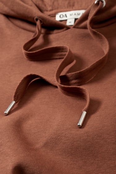 Femmes - Sweat à capuche d’allaitement - marron foncé