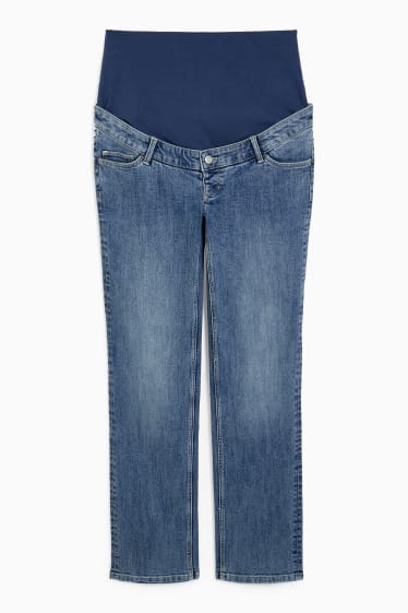 Damen - Umstandsjeans - Straight Jeans - helljeansblau