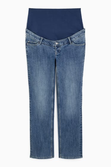 Damen - Umstandsjeans - Straight Jeans - helljeansblau