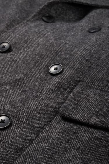 Hommes - Manteau - gris