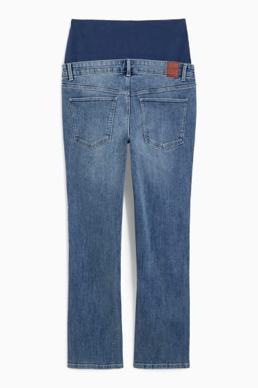 Dámské - Těhotenské džíny - straight jeans - džíny - světle modré