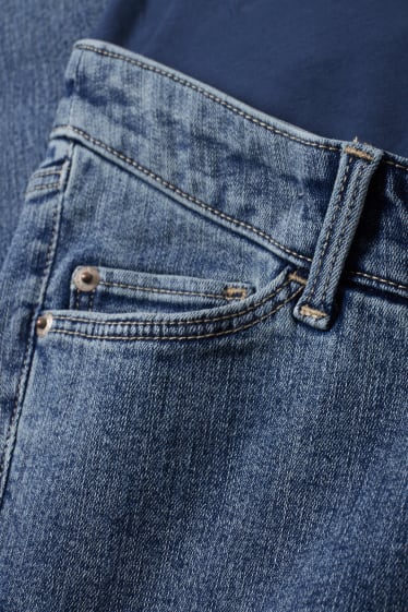 Dona - Texans de maternitat - straight jeans - texà blau clar