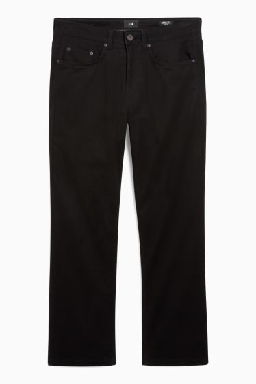 Bărbați - Pantaloni termoizolanți - regular fit - negru