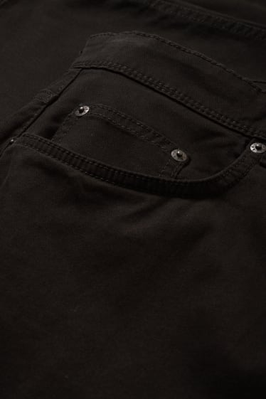 Pánské - Termo kalhoty - regular fit - černá