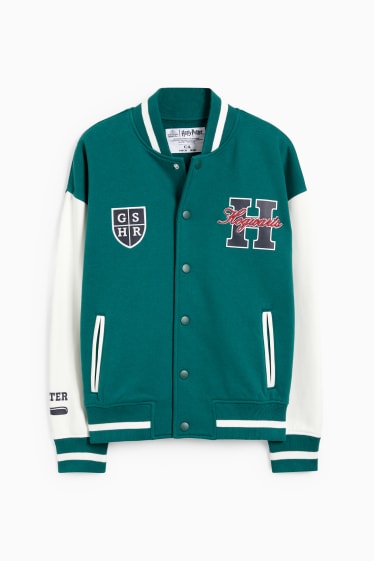 Enfants garçons - Harry Potter - sweat zippé en molleton - vert