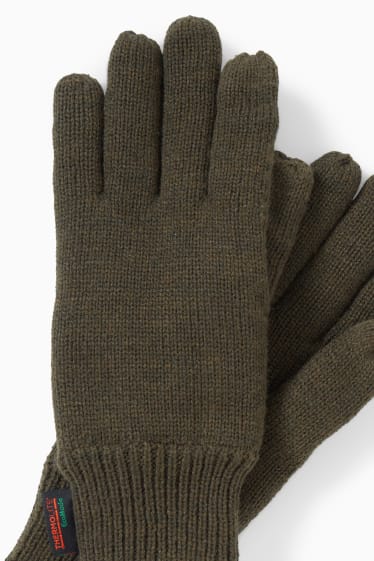 Bărbați - Mănuși - THERMOLITE® - verde închis