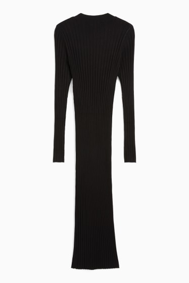 Women - CLOCKHOUSE - bodycon knitted dress - black