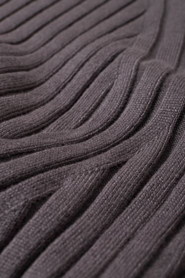 Women - CLOCKHOUSE - bodycon knitted dress - dark gray