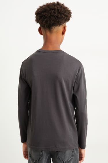 Children Boys - Long sleeve top - dark gray