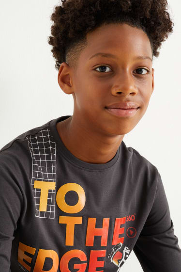 Children Boys - Long sleeve top - dark gray