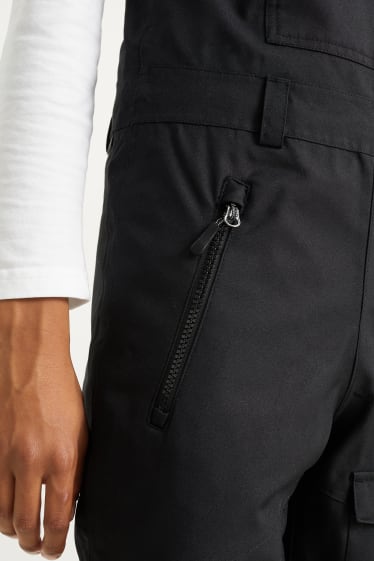 Kinder Jungen - Skihose - wasserdicht - schwarz