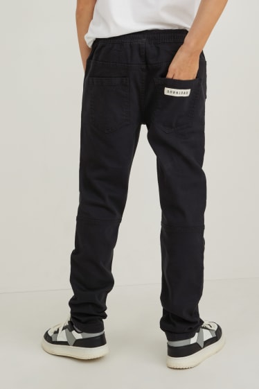 Enfants - Pantalon cargo - noir