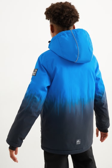 Kinderen: jongens - Ski-jas met capuchon - blauw