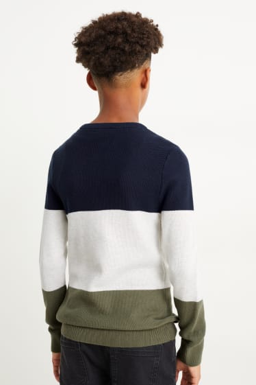 Enfants garçons - Pullover - bleu foncé
